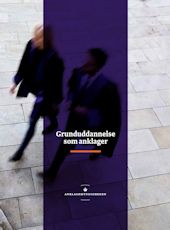 Grunduddannelse som anklager Grunduddannelse som anklager